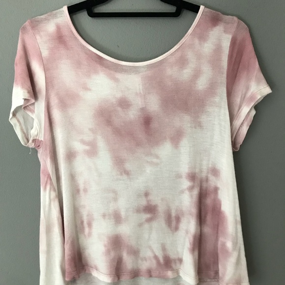 Tie-Dye Pink and White blouse! - Picture 1 of 2